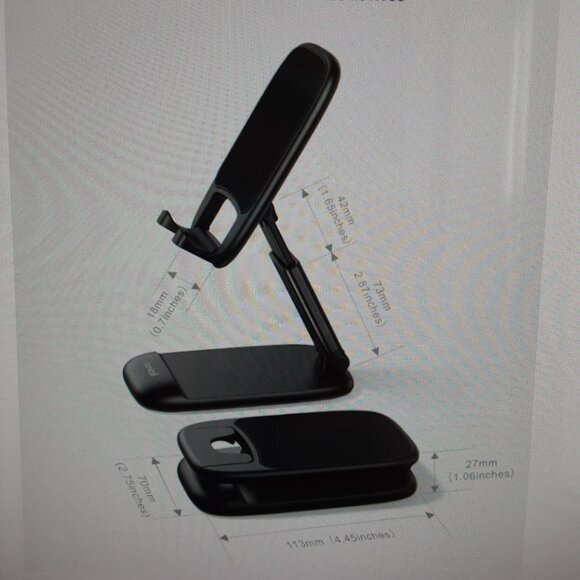 Lamicall Foldable Stand - desktop stand series - black - Picture 7 of 11